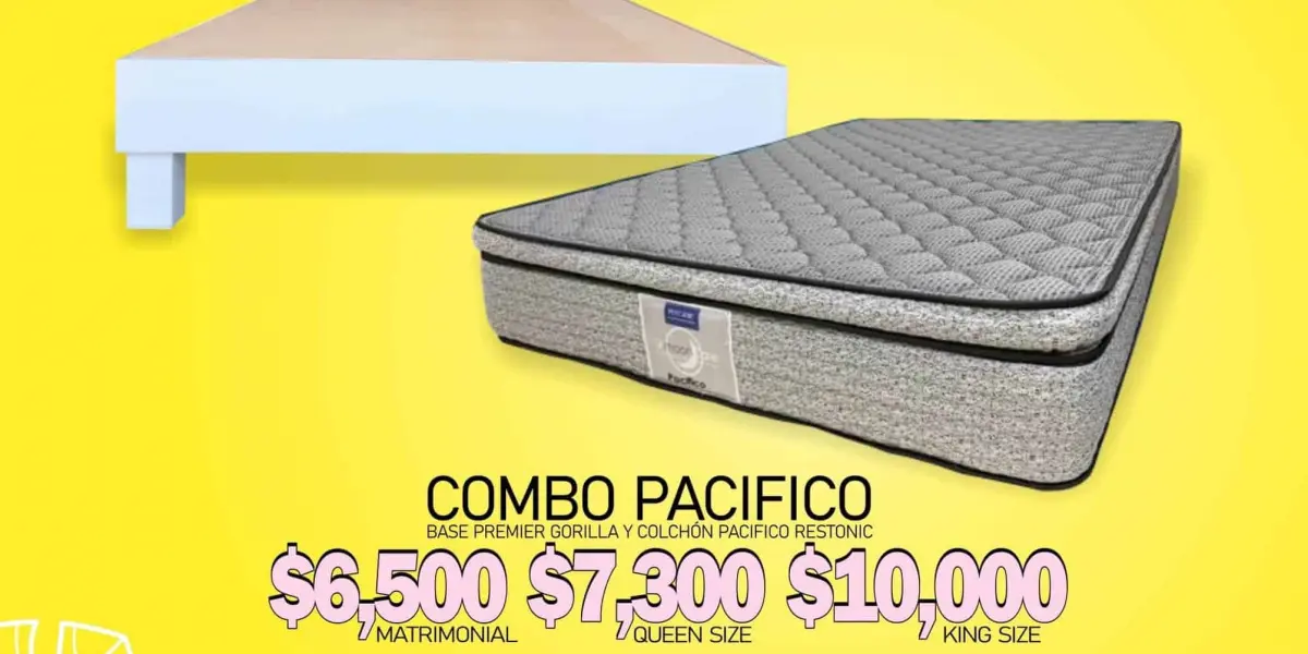 Colchones en descuento en mueblerías El Baratas.