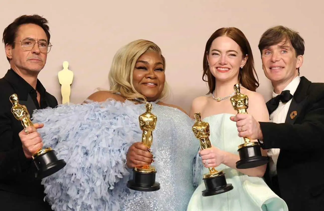 Estos son los ganadores de los premios Oscar de Hollywood en 2024.