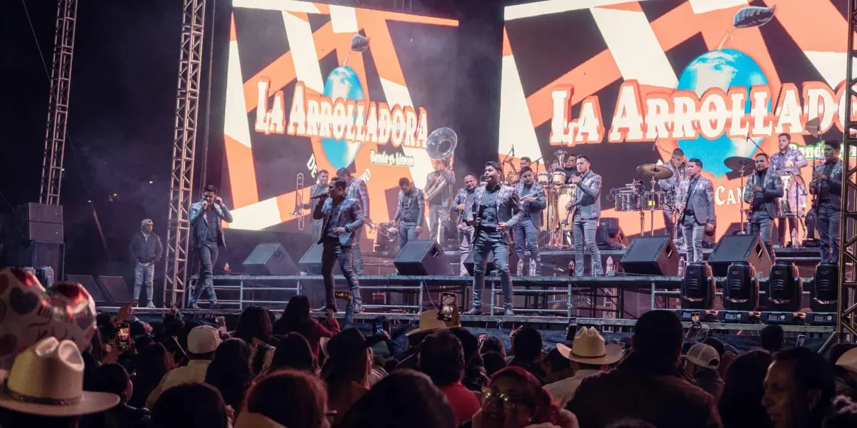 La Arrolladora Banda El Limón dará concierto en la Feria de Semana Santa de Atempan 2024, en Puebla. Foto: Cortesía