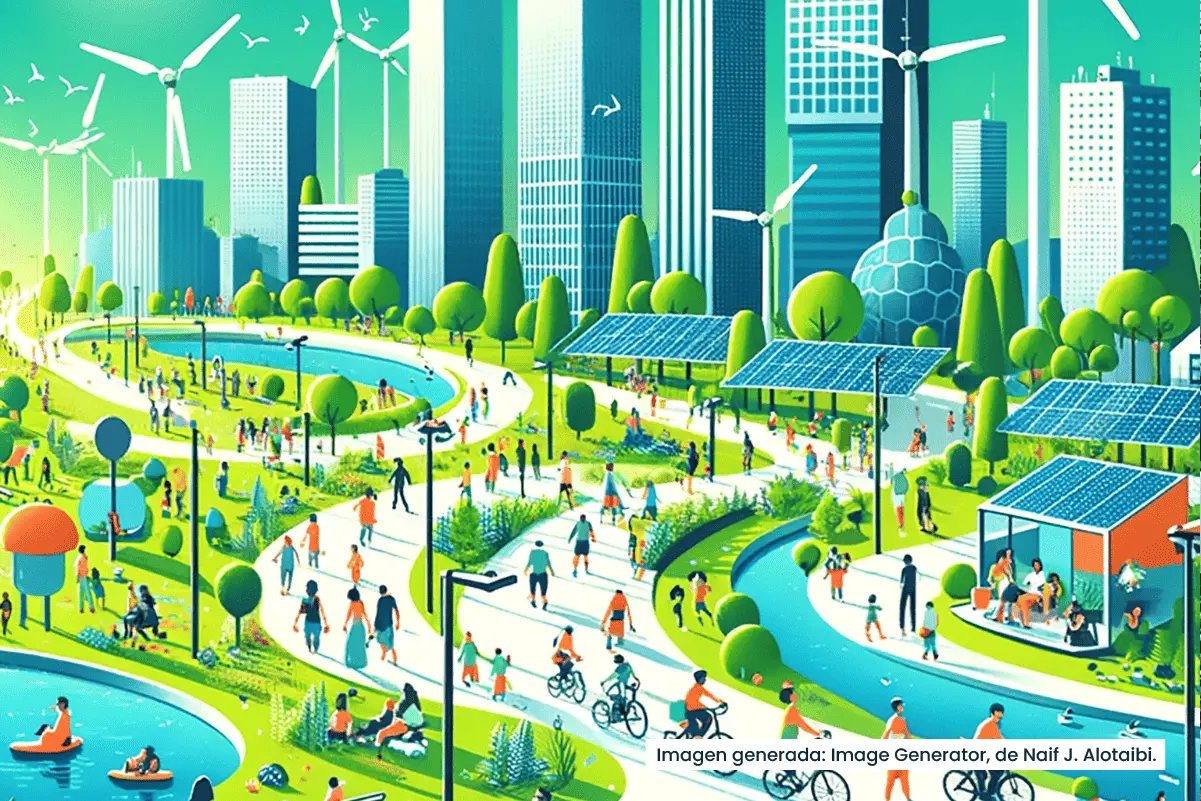 Representación de una ciudad. Por Naif J. Alotaibi