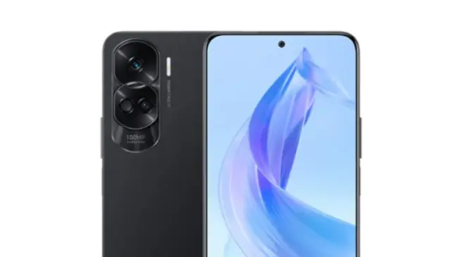 El smartphone Honor 90 Lite está disponible en color negro, plata y azul. Foto: Cortesía