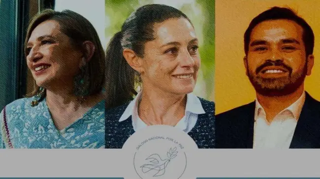 Candidatos presidenciales firman Compromiso por la Paz | Imagen: @Jesuitas_Mexico