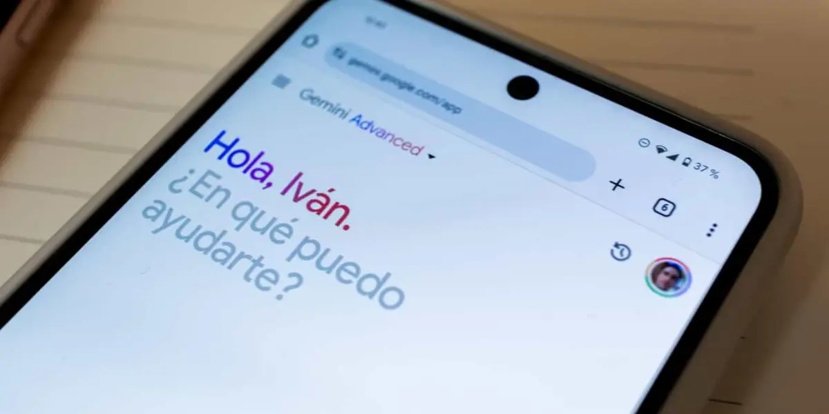 Google Gemini en uso. Imagen Xakata