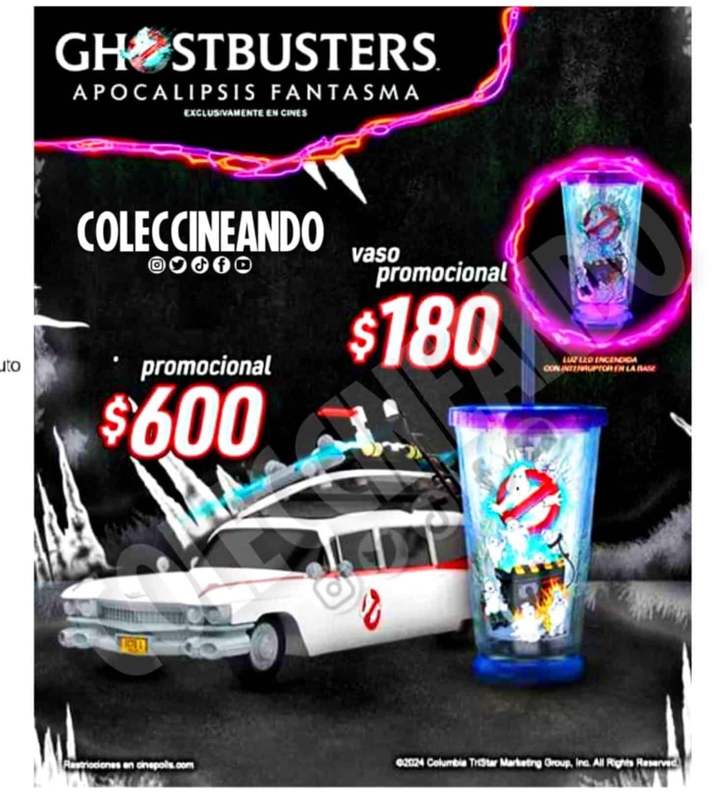 Los coleccionables Ghostbusters: Apocalipsis Fantasma. 