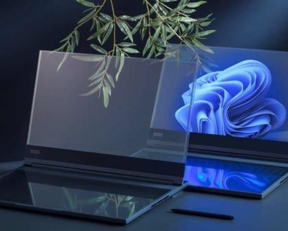 Lenovo presenta el Concepto de Laptop con Pantalla Transparente ThinkBook