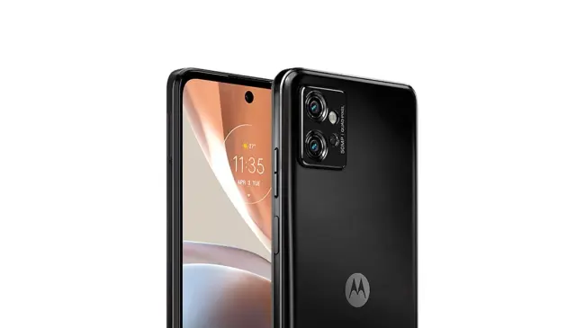 El smarthone Motorola Moto G32 trae batería de larga duración. Foto: Cortesía