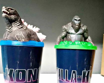 Cinépolis lanzará 2 vasos de Godzilla y Kong; precio y fecha de venta