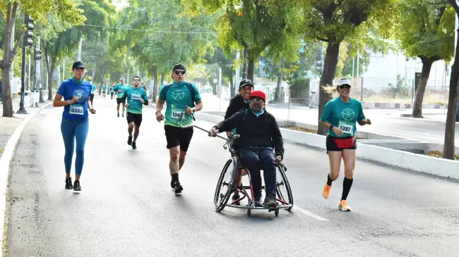 Personas disfrutando del recorrido 5K a tu manera edición 2023. Cortesía Estrella Guía IAP
