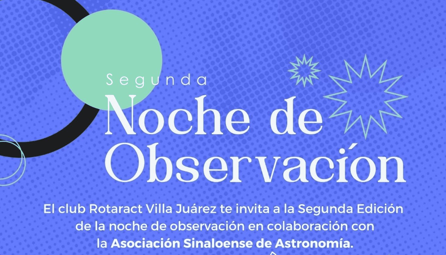 Villa Juárez será el centro de observación de planetas para jóvenes