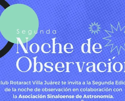 Organiza el Club Rotaract Villa Juárez una noche de observación de planetas