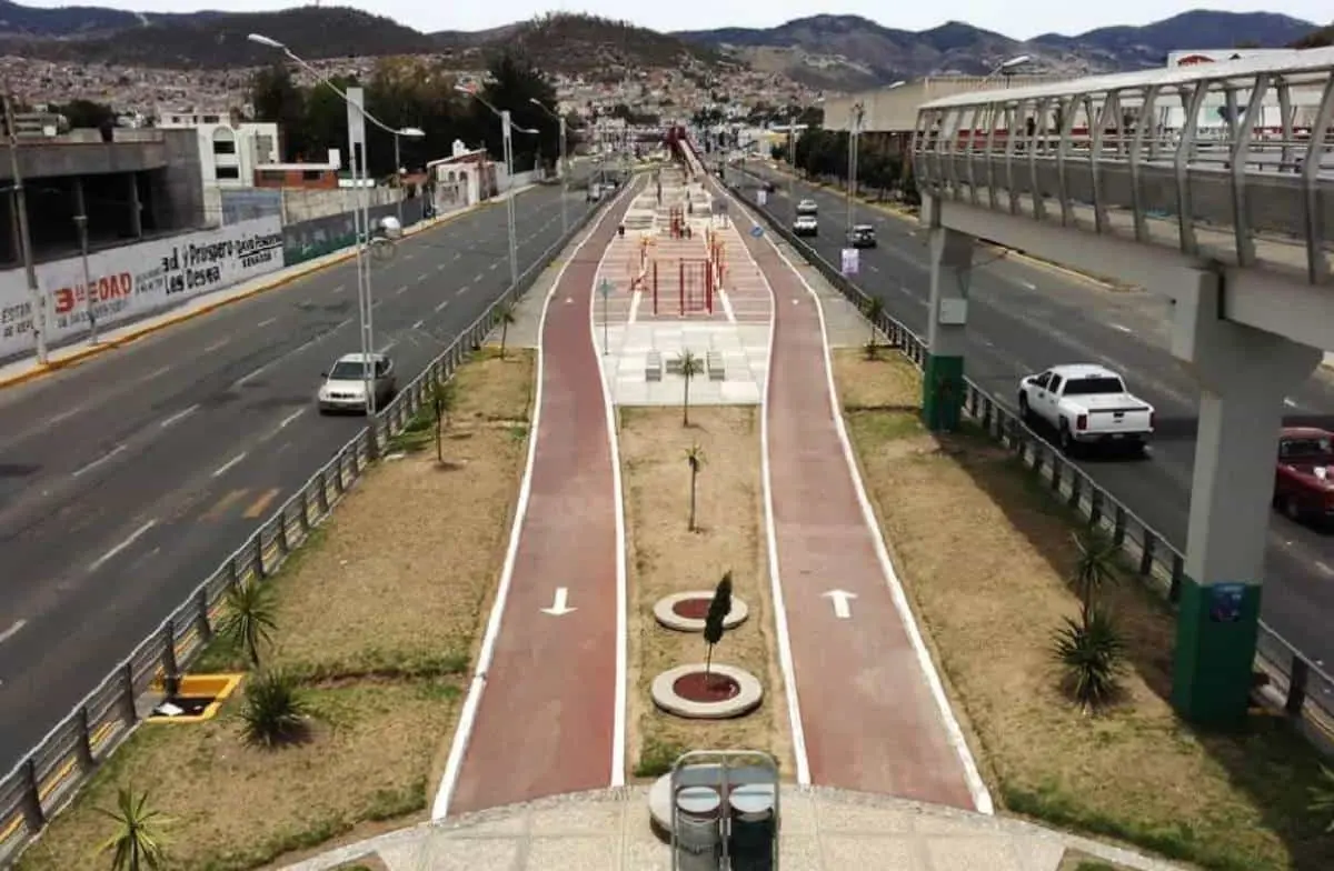 Ciclopista de poblamiento Pachuca de Soto. Foto Periódico Central Hidalgo