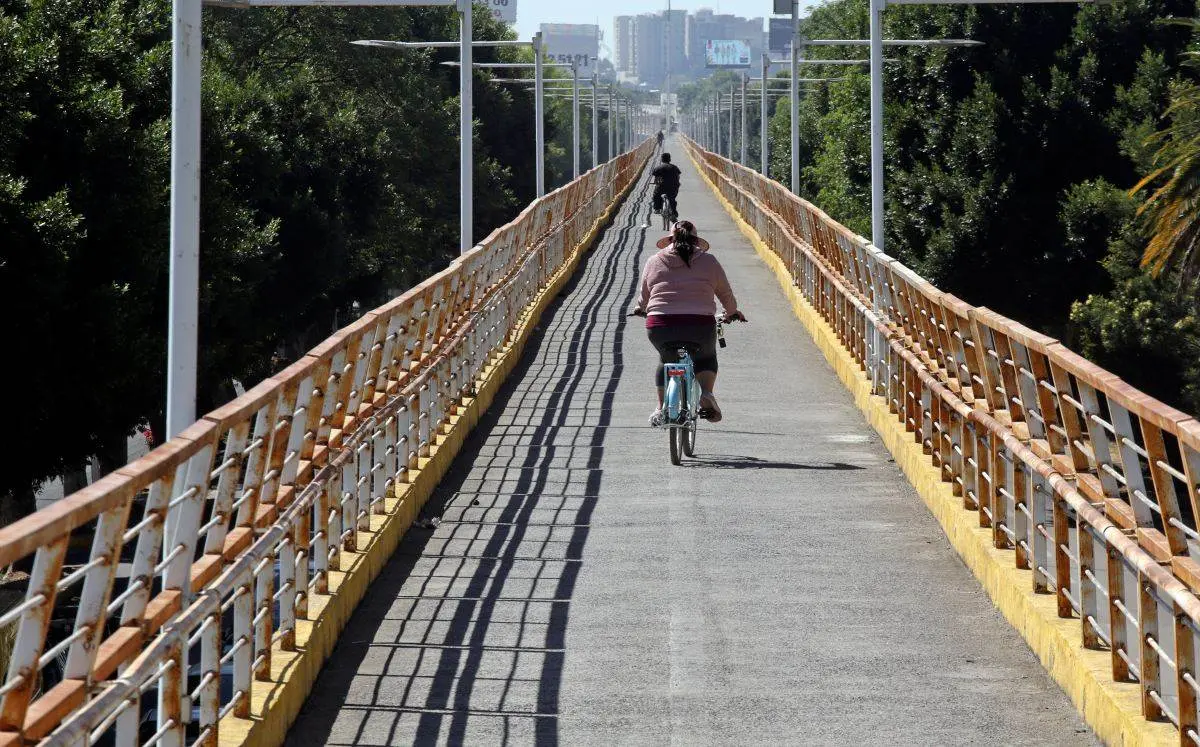 Ciclovía en Puebla. Foto Milenio