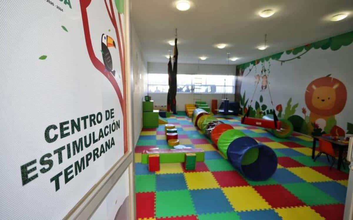 El Centro cuenta con espacios para dar terapias y ayudar al desarrollo positivo de los niños. Foto Ayuntamiento de Pachuca