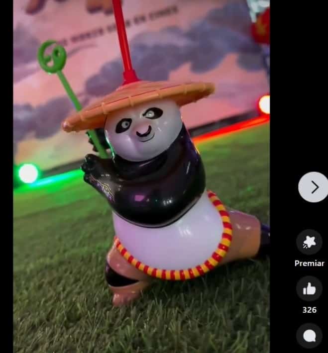 Vaso de Kun Fu Panda 4 lanzado por Cinépolis en Chile