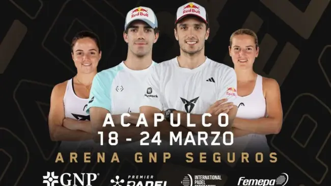 Promocional Major Premier Acapulco 2024. Foto Arena GNP Seguros