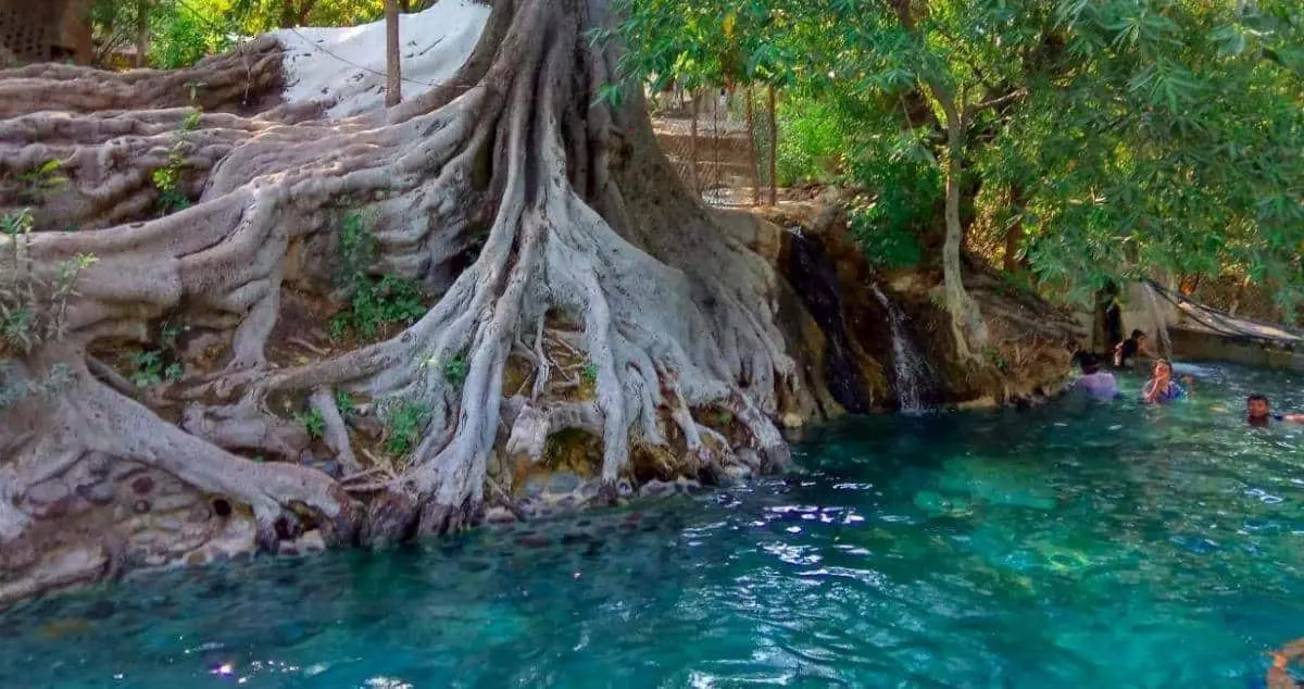 Balneario natural Los Manantiales. Foto Morelos Turístico