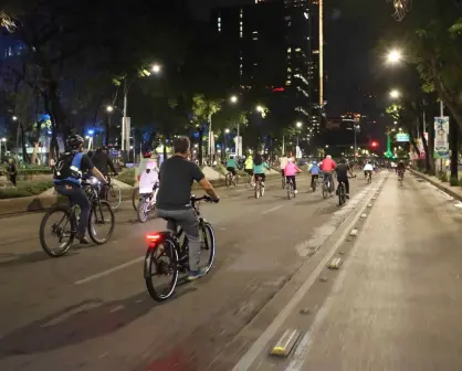 Cuándo, dónde y a qué hora inicia el Paseo Nocturno Muévete en Bici de la CDMX