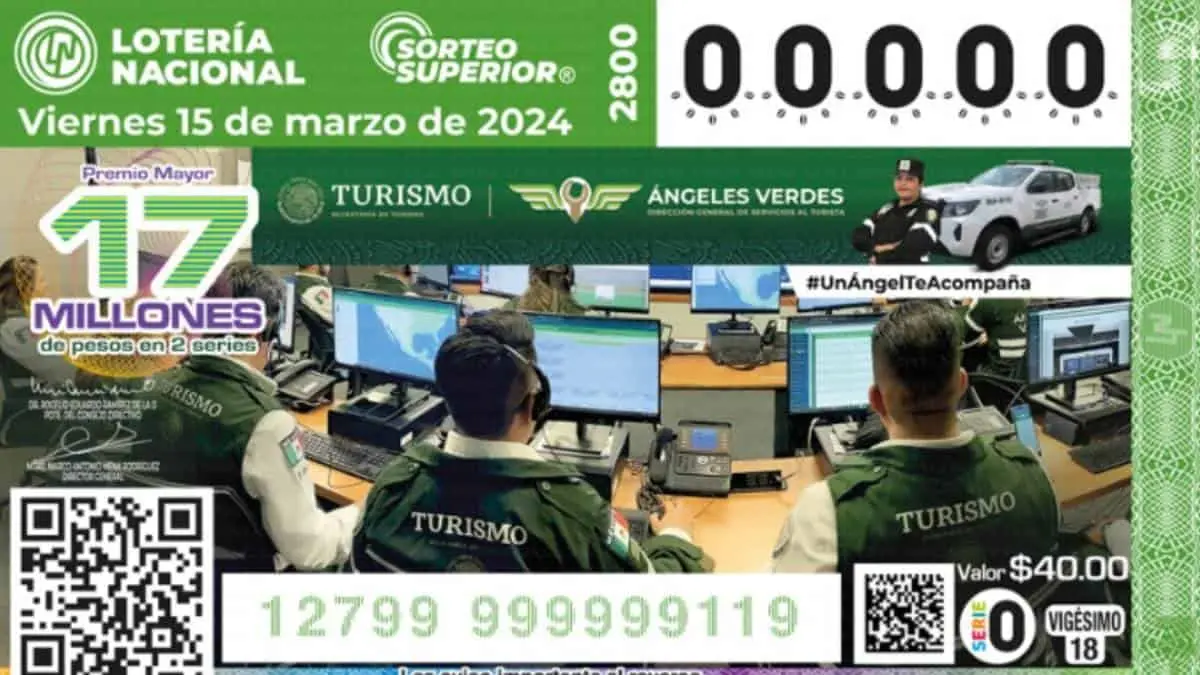 El Sorteo Superior se lleva a cabo cada viernes. Imagen: Lotería Nacional