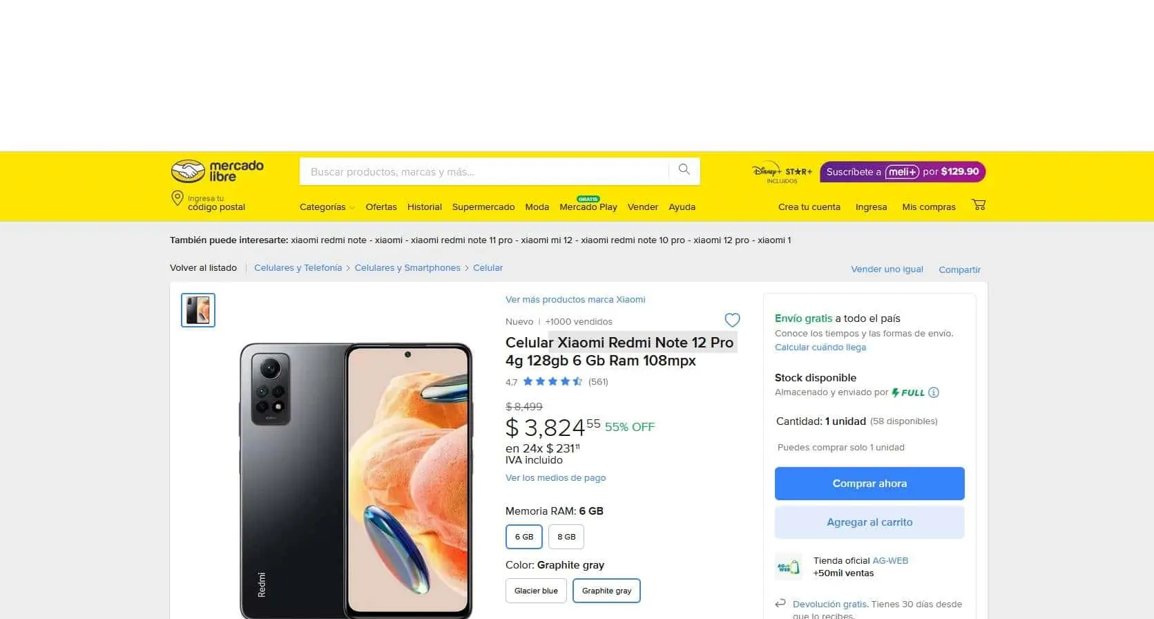  Xiaomi Redmi Note 12 Pro cuánto cuesta en México