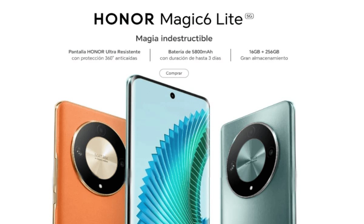 El HONOR Magic6 Lite se encuentra disponible en cuatro colores. Foto: HONOR