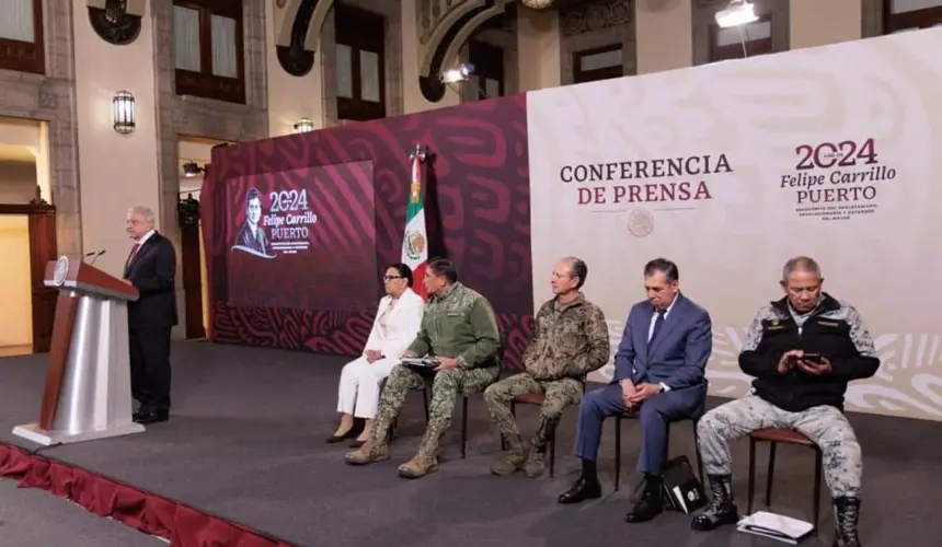 Conferencia de prensa de AMLO de este 19 de marzo.