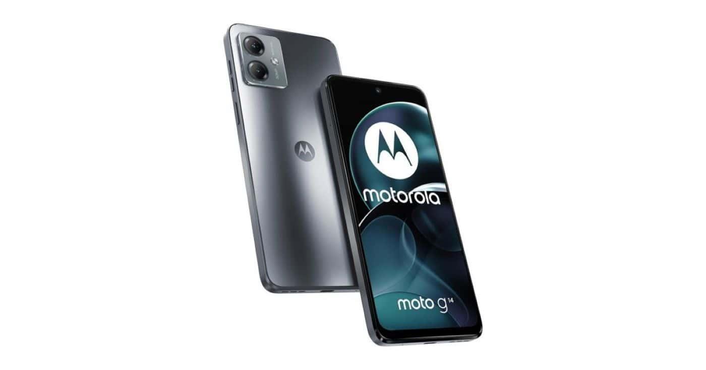 Motorola Moto G14 trae una batería de larga duración. Foto: Cortesía