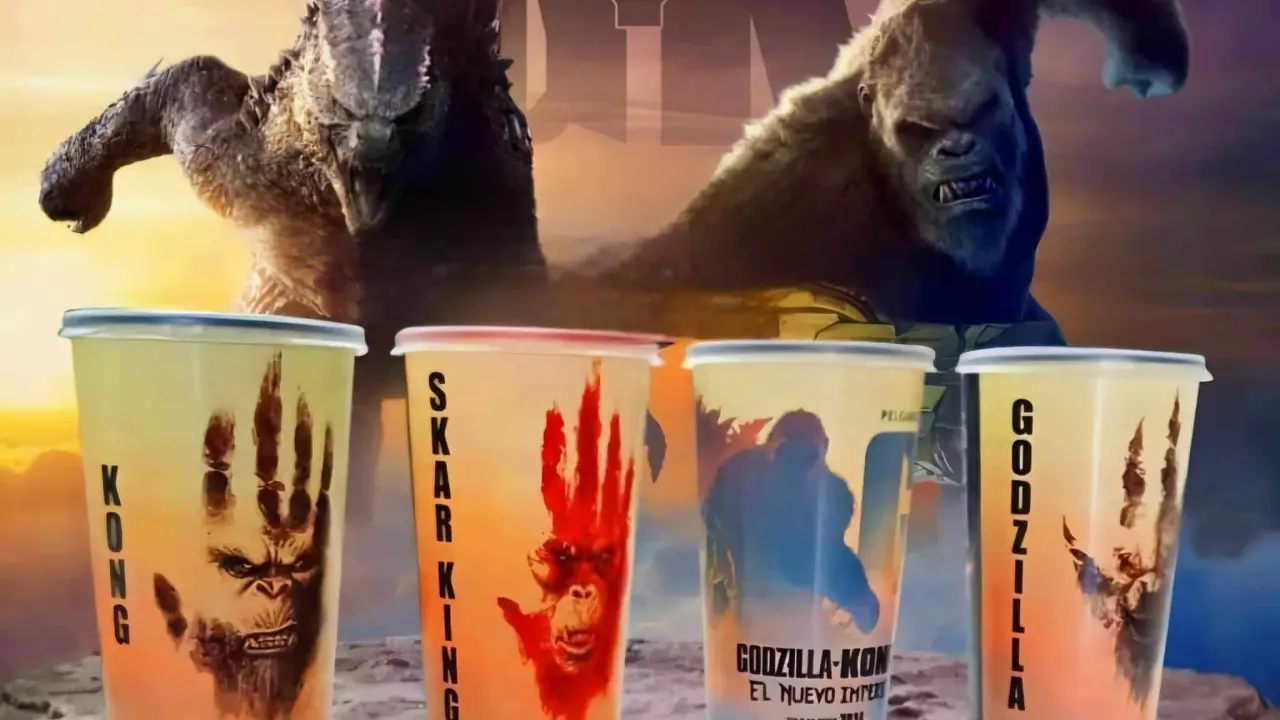 En las sucursales del restaurante de Carls jr podrás encontrar 4 vasos de colección de Godzilla. Foto: Coleccionables de Cine y Más