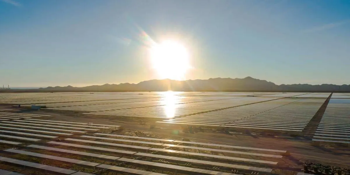 Energía solar en central Puerto Peñasco. Foto Gobierno Sonora