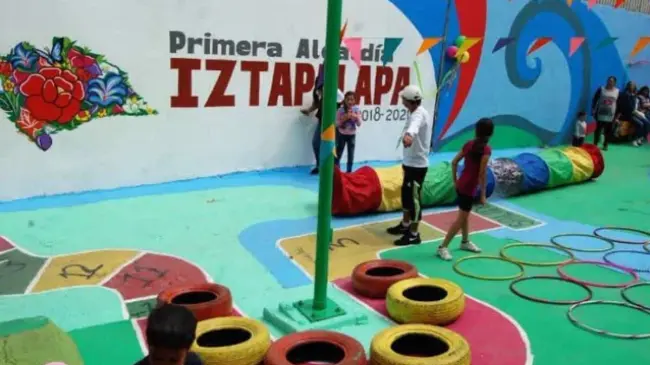 Proyecto Ludicalles en la Alcaldía Iztapalapa. Cortesía