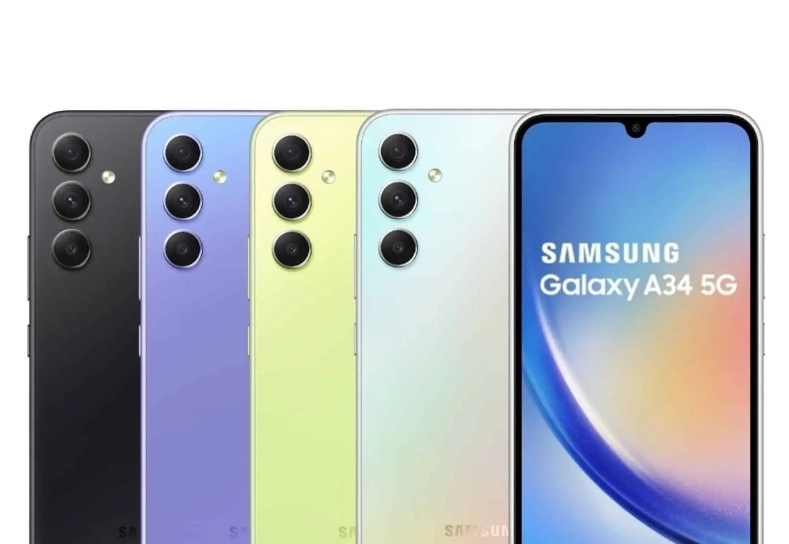 Galaxy A34 incluye batería de larga duración y altavoces estéreo | Imagen: Samsung