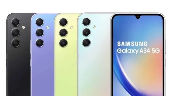 Smartphone Samsung Galaxy A34 incluye batería de larga duración y altavoces estéreo. Foto: Cortesía