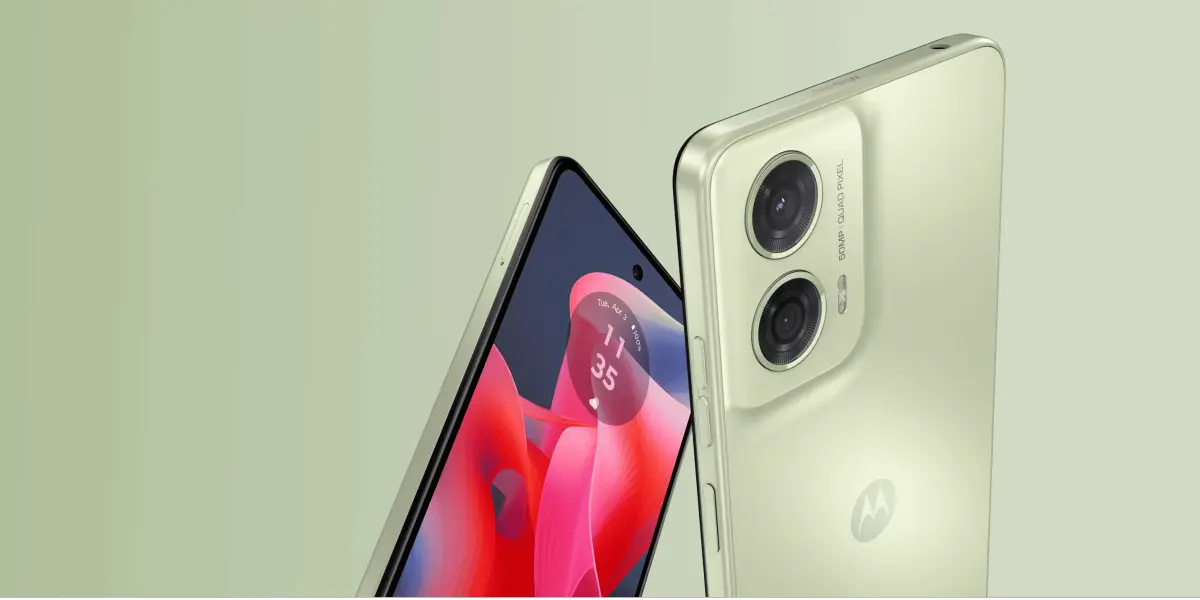 Las cámaras del G24 cuentan con tecnología Quad Pixel | Imagen: Motorola