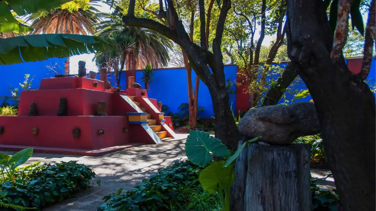 Interior de la Casa Azul, Museo Frida Kahlo. Foto Sitio web oficial