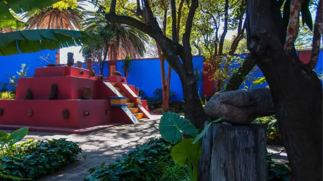 Interior de la Casa Azul, Museo Frida Kahlo. Foto Sitio web oficial