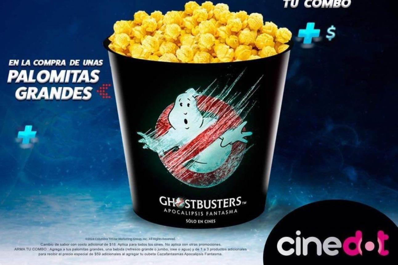 Palomera de Ghostbusters en Cinedot. Foto: Cortesía
