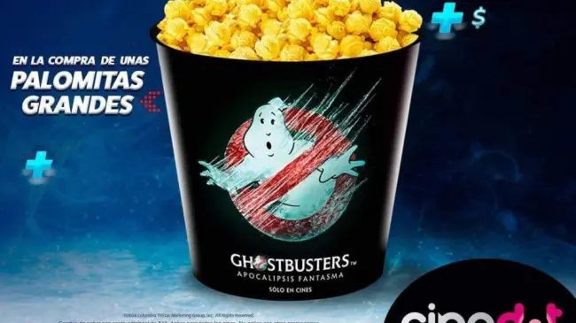 Palomera de Ghostbusters en Cinedot. Foto: Cortesía