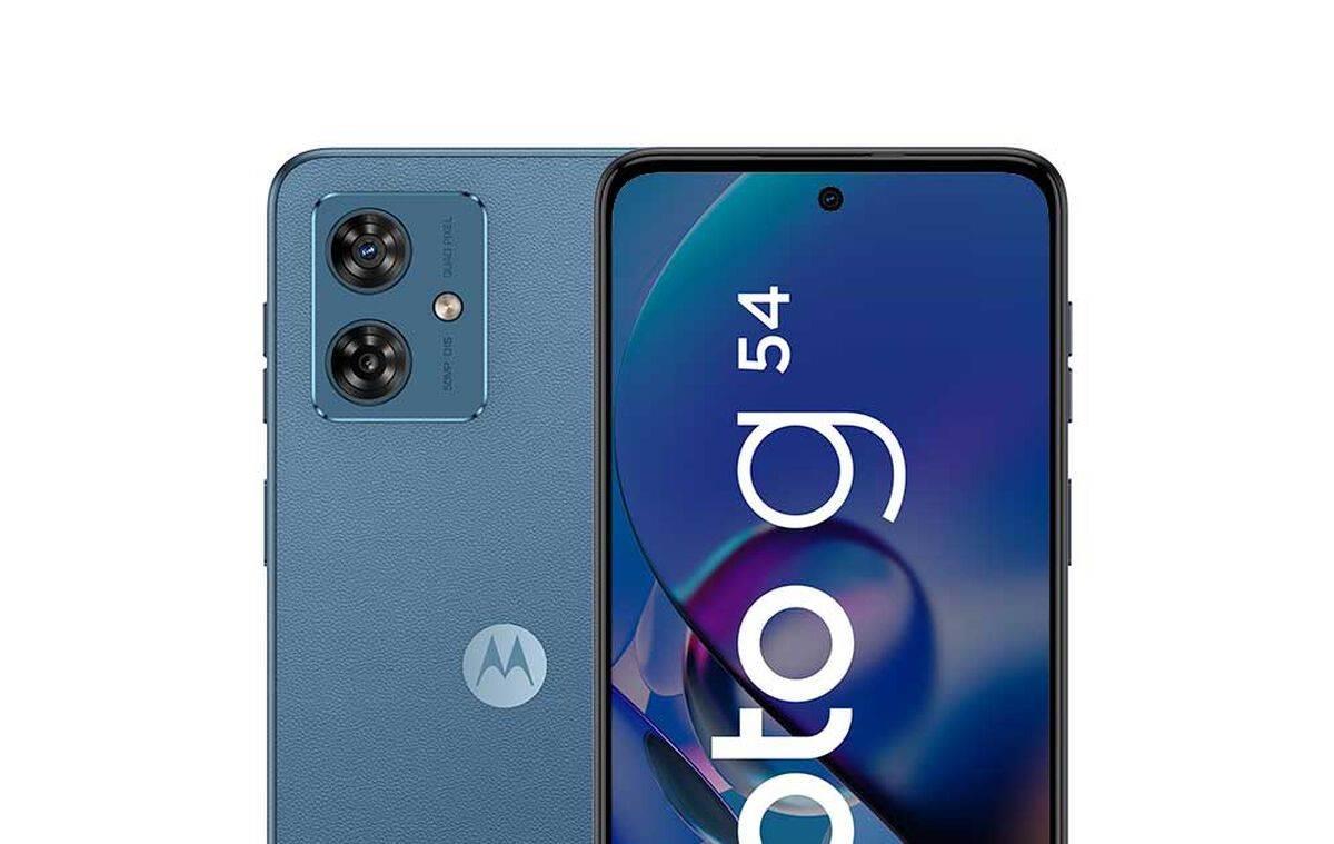 El smartphone Motorola Moto G54 incluye batería de alto rendimiento. Foto: Cortesía