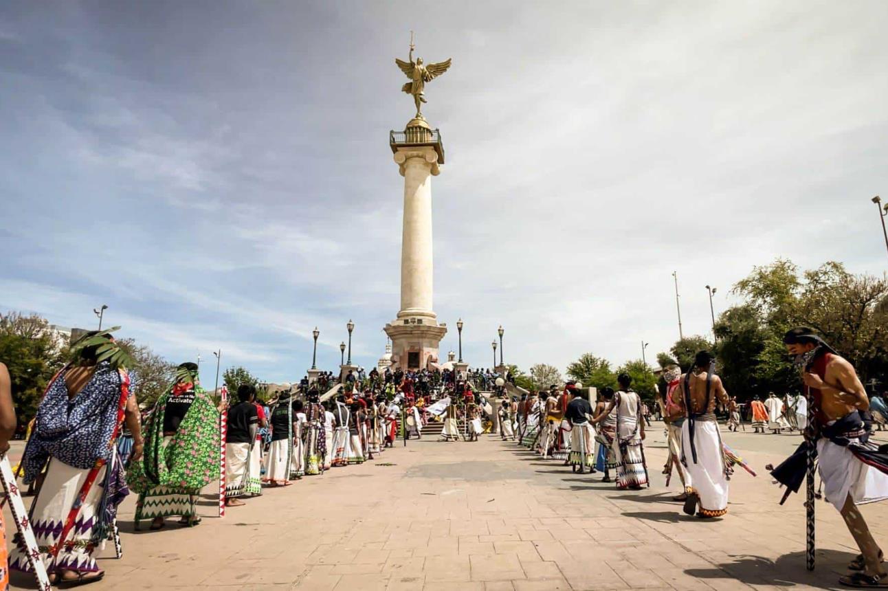 Programa de actividades de la Semana Santa Rarámuri en Chihuahua. Foto: Cortesía