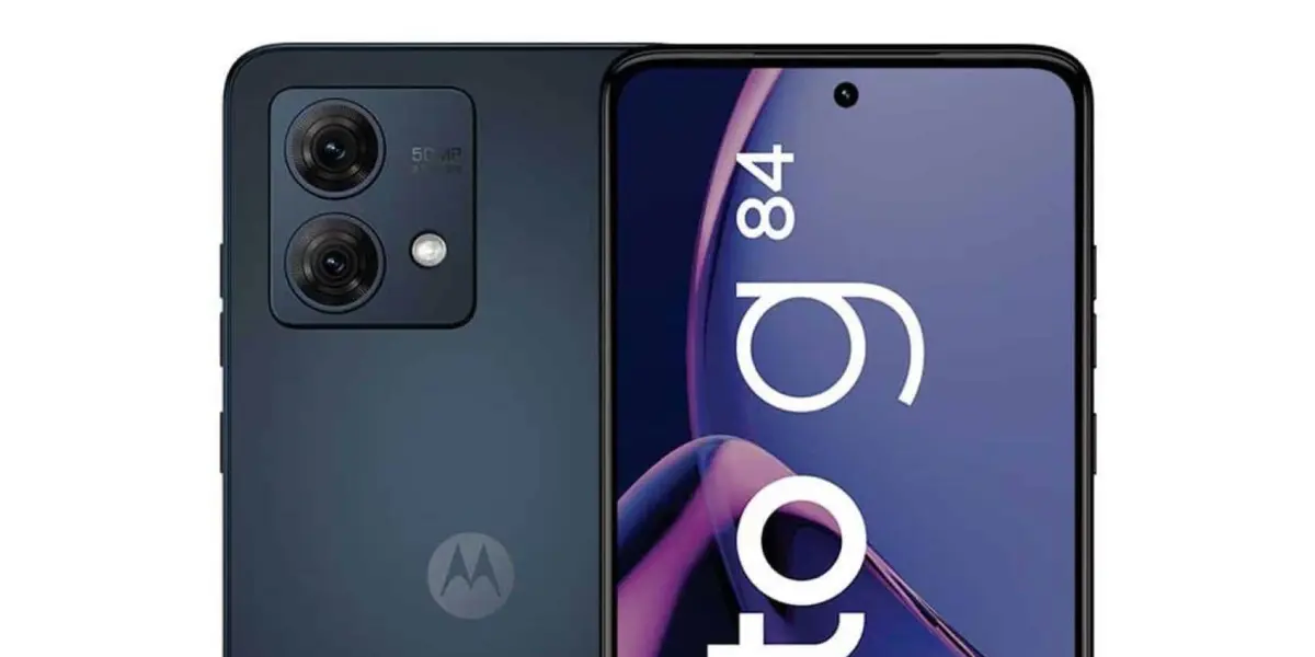 El smartphone Motorola Moto G84 viene equipado con altavoces estéreo. Foto: Cortesía