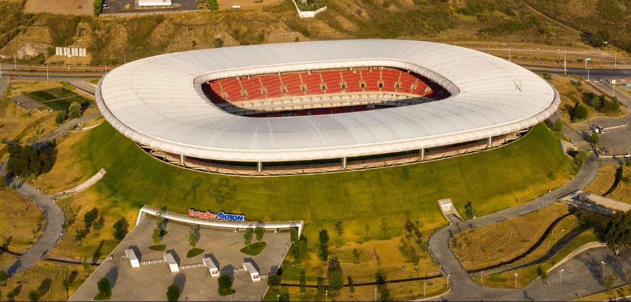 Vista del estadio Akron de las Chivas de Guadalajara. Foto Chivas