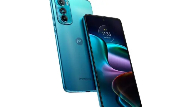 El Moto Edge 30 cuenta con pantalla OLED y cámara de 50 MP. Foto: Cortesía