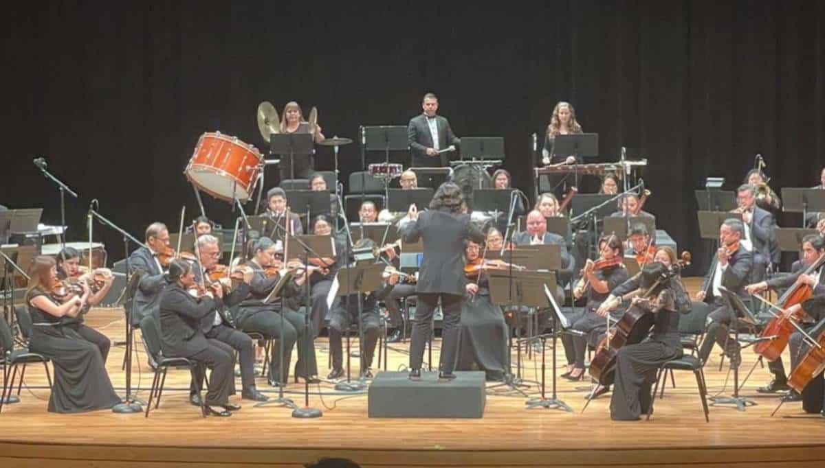 Orquesta Sinfónica de la Universidad de Tamaulipas. Foto Leili Elizalde