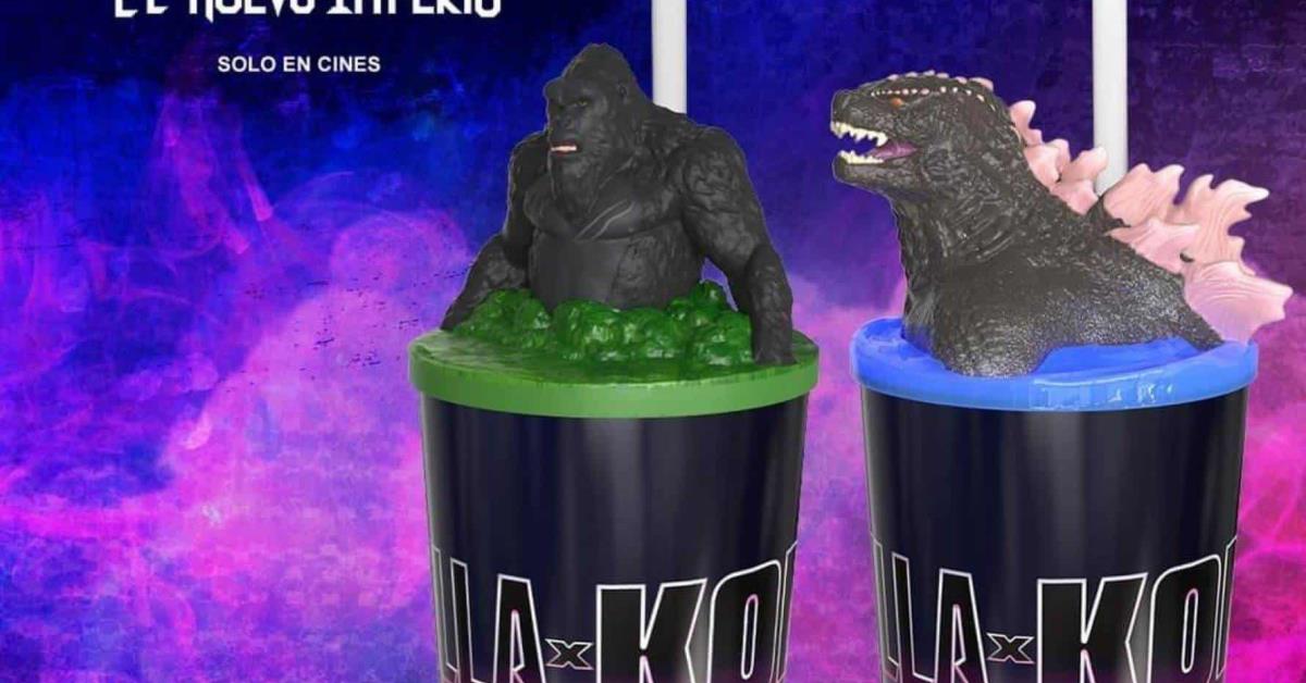 Precio y fecha de venta oficial de los vasos de la película de Godzilla en CInépolis