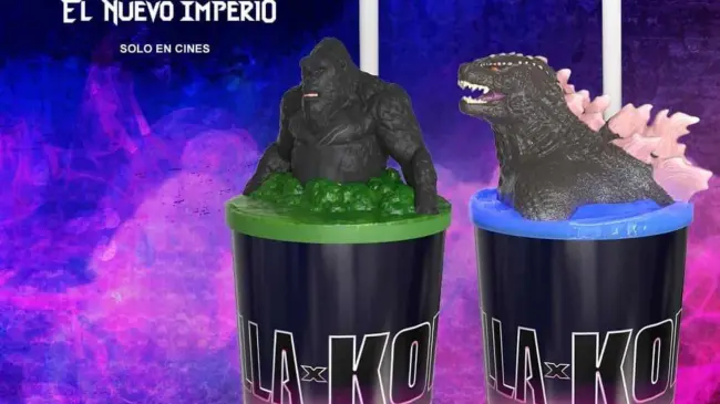 Cinépolis da la fecha para venta de los vasos de Godzilla y Kong: El nuevo imperio. Foto: Coleccionables de Cine y Más