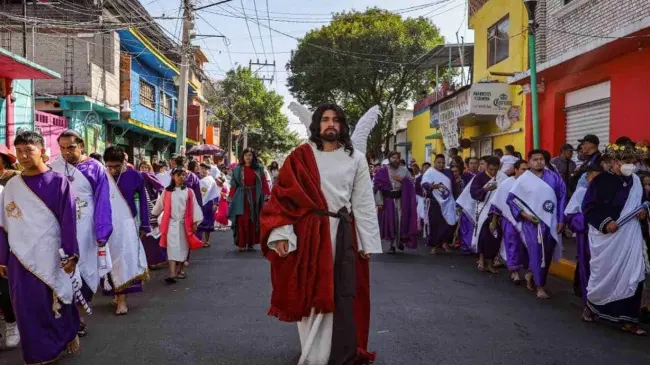 Pasión de Cristo en 2023 | Imagen: Hugo Salvador / EL UNIVERSAL