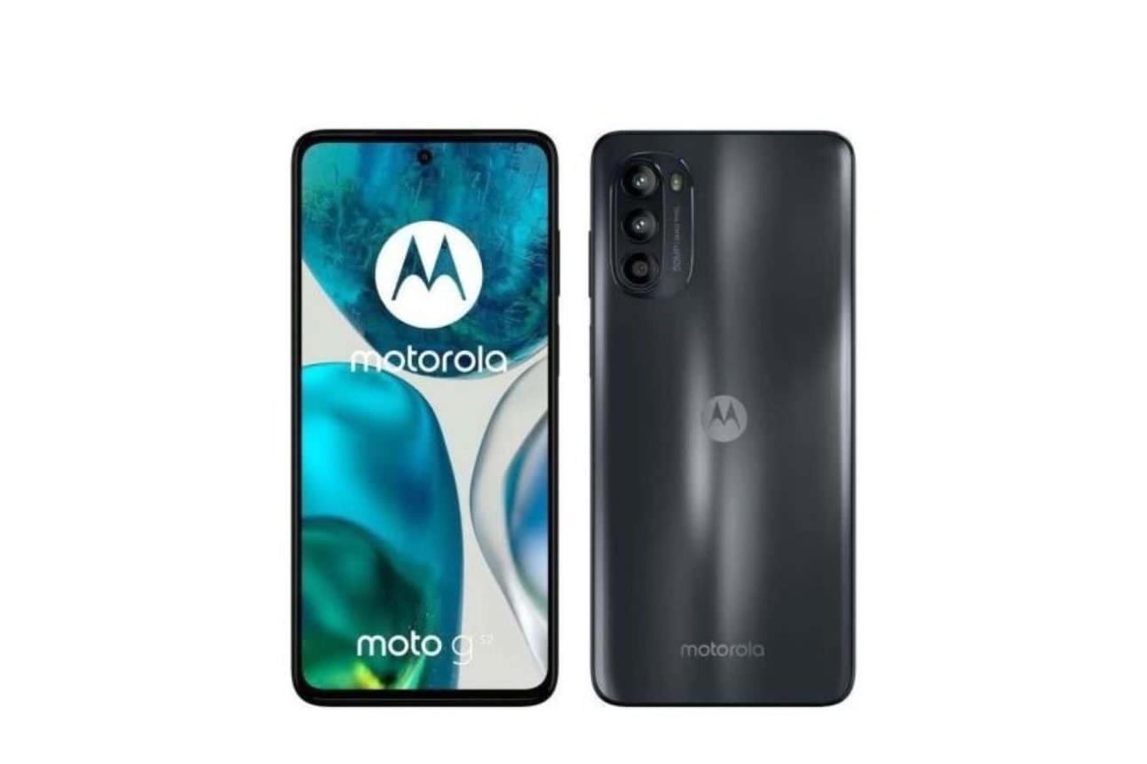 Smartphone Motorola Moto G52 con batería de alto rendimiento. Foto: Cortesía