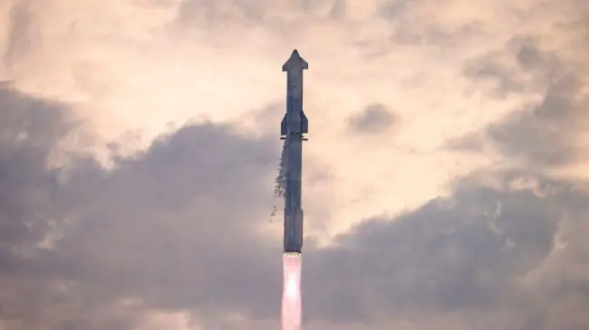 Lanzamiento Starship de Space X.