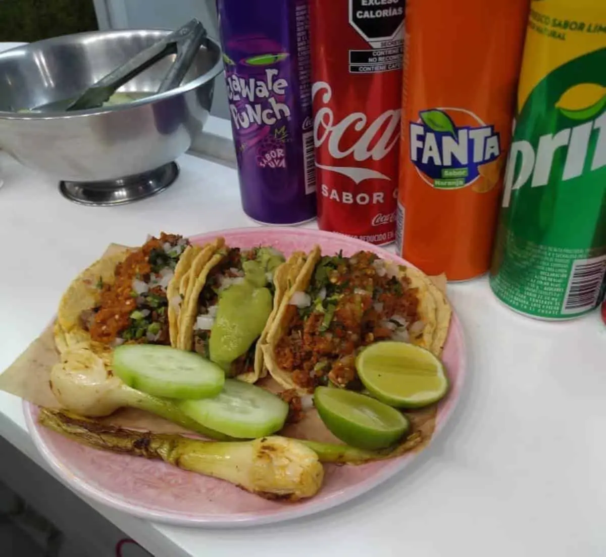 Orden de tacos en fonda Cielito Lindo Metepec. Foto FB oficial