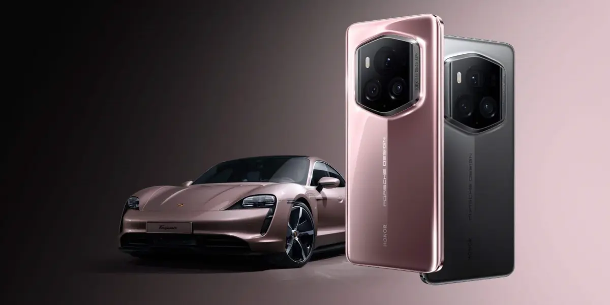 El smartphone Porsche Design HONOR Magic6 RSR, incluye pantalla mega resistente. Foto: Cortesía