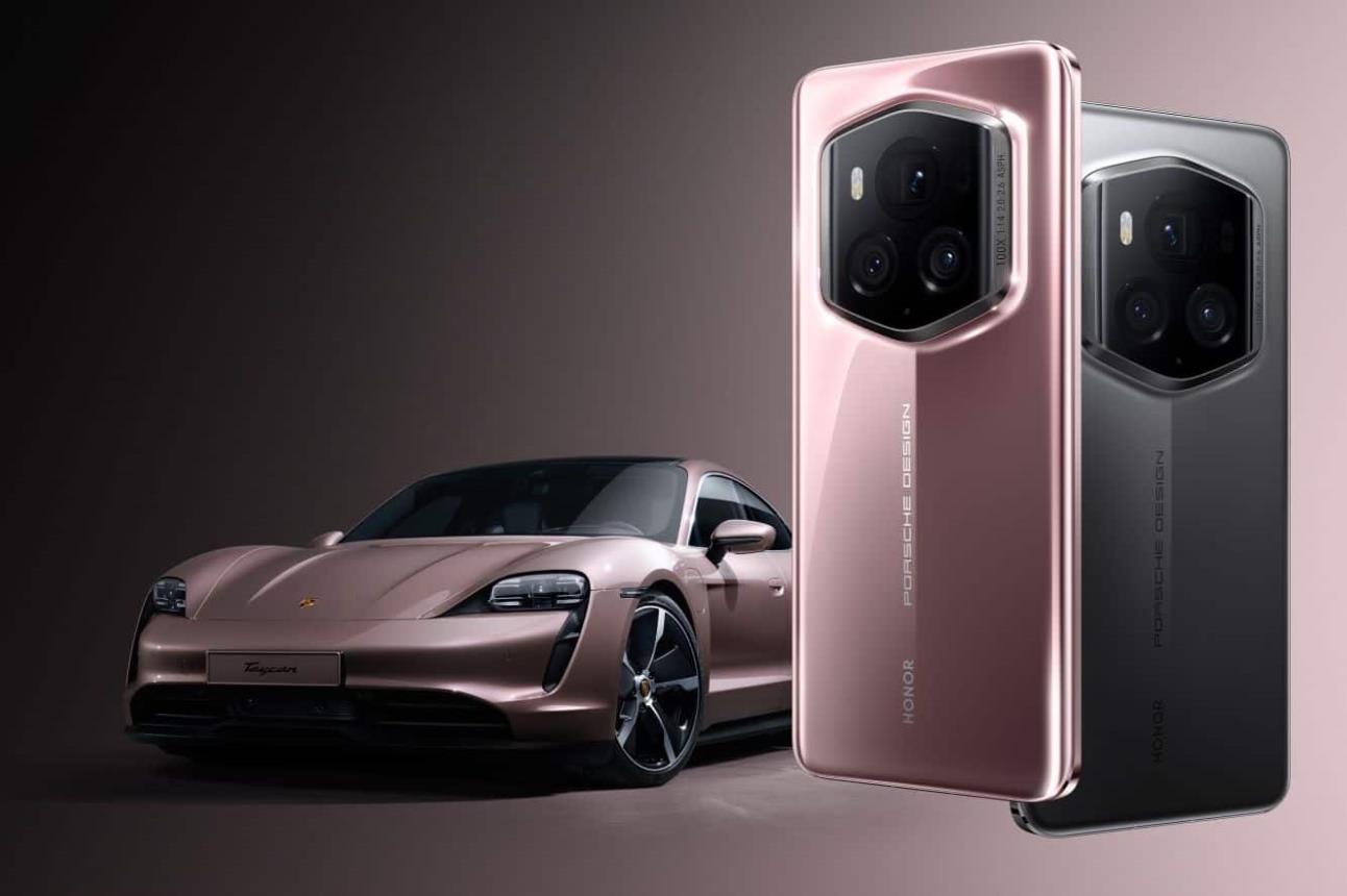 El smartphone Porsche Design HONOR Magic6 RSR, incluye pantalla mega resistente. Foto: Cortesía